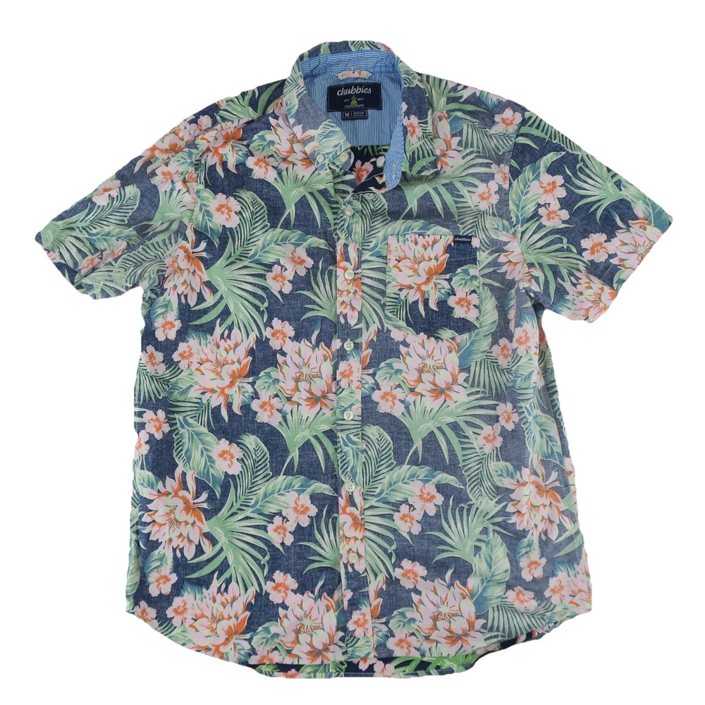 Chubbies Hawaiian Floral Shirt Mens Medium‎